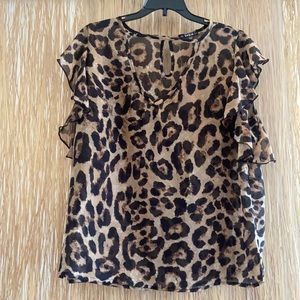 Leopard print blouse